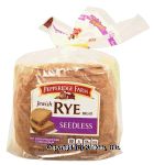 Pepperidge Farm  jewish rye sliced bread loaf, seedless Center Front Picture