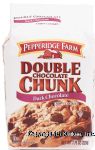 Pepperidge Farm Cookies Double Chocolate  Chunk Double Chocolate Nantucket Center Front Picture