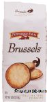 Pepperidge Farm Brussels rich chocolate, lacey-thin crispy cookies Center Front Picture