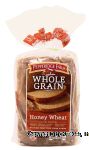 Pepperidge Farm Whole Grain honey wheat sliced bread loaf Center Front Picture