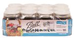 Ball  quilted crystal 8-ounce jelly jars; includes bands, decorative dome lids & decorative jar labels Center Front Picture