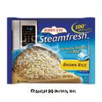 Birds Eye Steamfresh whole grain brown rice, cooks in bag Center Front Picture