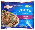 Birds Eye Protein Blends italian style; blend of whole grains, lentils, spinach, broccoli and white beans Center Front Picture