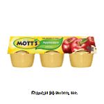 Mott's Apple Sauce Original 4 Oz Center Front Picture