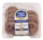 Hill & Valley  sugar free chocolate chunk cookies, 12-count Center Front Picture