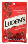 Luden's  pectin lozenge/oral demulcent, wild cherry throat drops Center Front Picture