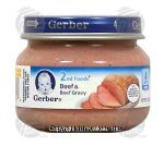 Gerber 2nd Foods Baby Foods  Beef & Beef Gravy Center Front Picture