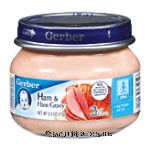 Gerber 2nd Foods Baby Foods  Ham & Ham Gravy Center Front Picture