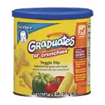 Gerber Graduates Baked Corn Snack Lil' Crunchies Veggie Dip Center Front Picture