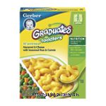 Gerber Graduates Microwaveable Meals Lil' Entrees macaroni & cheese with peas & carrots Center Front Picture