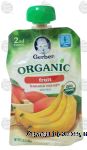 Gerber Organic banana mango baby food, stage 2 Center Front Picture