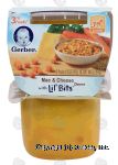 Gerber with Lil' Bits mac & cheese dinner baby food, stage 3, 2-pack Center Front Picture