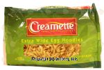 Creamette  extra wide egg noodles Center Front Picture