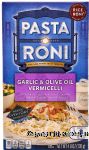 Pasta Roni Vermicelli Garlic & Olive Oil Center Front Picture