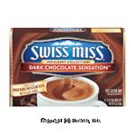 Swiss Miss Indulgent Collection dark chocolate sensation, hot cocoa mix, 8 ct Center Front Picture