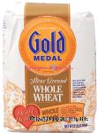 Gold Medal  whole wheat flour, stone ground Center Front Picture