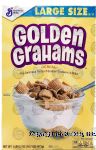 General Mills Large Size golden grahams cereal, box Center Front Picture