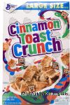 General Mills Large Size cinnamon toast crunch cereal, box Center Front Picture