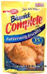 Bisquick Complete buttermilk biscuits mix Center Front Picture