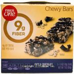 Fiber One  oats & chocolate chewy bars, white oats & chocolate chips with delicious chocolate flavored drizzle Center Front Picture