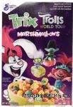 General Mills Trix Marshmallows fruit flavored, sweetened corn puffs with marshmallows, box Center Front Picture