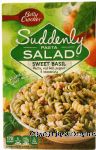 Betty Crocker Suddenly Pasta Salad sweet basil dry pasta with red bell peppers & seasoning, dry pasta box kit Center Front Picture