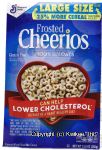 General Mills Large Size frosted whole grain oat cereal, box Center Front Picture