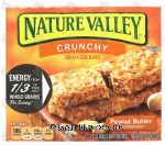 Nature Valley  peanut butter crunchy granola bars Center Front Picture