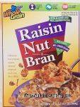 General Mills Raisin Nut Bran delicious nut-covered raisins, slivered almonds and crisp bran flakes Center Front Picture