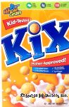 General Mills Kix cripsy corn puffs Center Front Picture