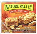 Nature Valley Sweet & Salty Nut peanut granola bars, dipped in peanut butter coating bursting with peanuts Center Front Picture