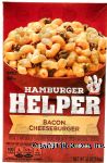 Betty Crocker Hamburger Helper bacon cheeseburger: pasta & naturally and artificially flavored sauce mix Center Front Picture