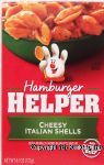 Betty Crocker Hamburger Helper italian cheesy italian shells, pasta & naturally flavored italian-style sauce mix, add ground beef Center Front Picture