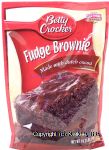 Betty Crocker  fudge brownie mix made with dutch cocoa Center Front Picture