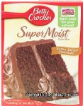 Betty Crocker Super Moist butter recipe chocolate cake mix Center Front Picture