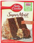 Betty Crocker Super Moist german chocolate cake mix Center Front Picture