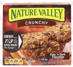 Nature Valley  oats 'n dark chocolate crunchy granola bars, 16 grams whole grain, 6- 2 bar pouches Center Front Picture