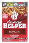 Hamburger Helper  beef pasta meal kit Center Front Picture