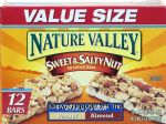 Nature Valley Sweet & Salty Nut variety pack granola bars, peanut & almond, value size, 12-count Center Front Picture