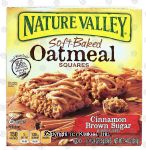 Nature Valley  soft-baked oatmeal squares, cinnamon brown sugar naturally flavored, 6 bars Center Front Picture