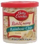 Betty Crocker Rich & Creamy rainbow chip frosting Center Front Picture