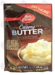 Betty Crocker  creamy butter mashed potatoes dry mix, you add milk & butter Center Front Picture