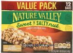 Nature Valley  peanut sweet & salty nut chewy granola bars, 12 pk, box Center Front Picture