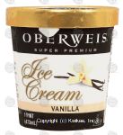 Oberweis Super Premium vanilla ice cream Center Front Picture