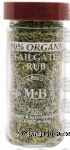 Morton & Bassett organic tailgate rub, salt-free Center Front Picture