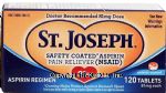 St. Joseph  aspirin 81-mg, enteric coated tablets Center Front Picture