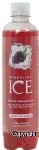 Sparkling Ice  black raspberry flavored sparkling mountain spring water, zero calorie, 3% juice Center Front Picture