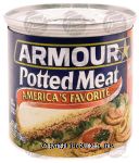 Armour Potted Meat w/Chicken & Beef Center Front Picture