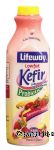 Lifeway Kefir  probiotic, cultured lowfat milk smoothie, 99% lactose free, strawberry-banana Center Front Picture