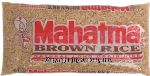 Mahatma  brown rice, natural long grain Center Front Picture